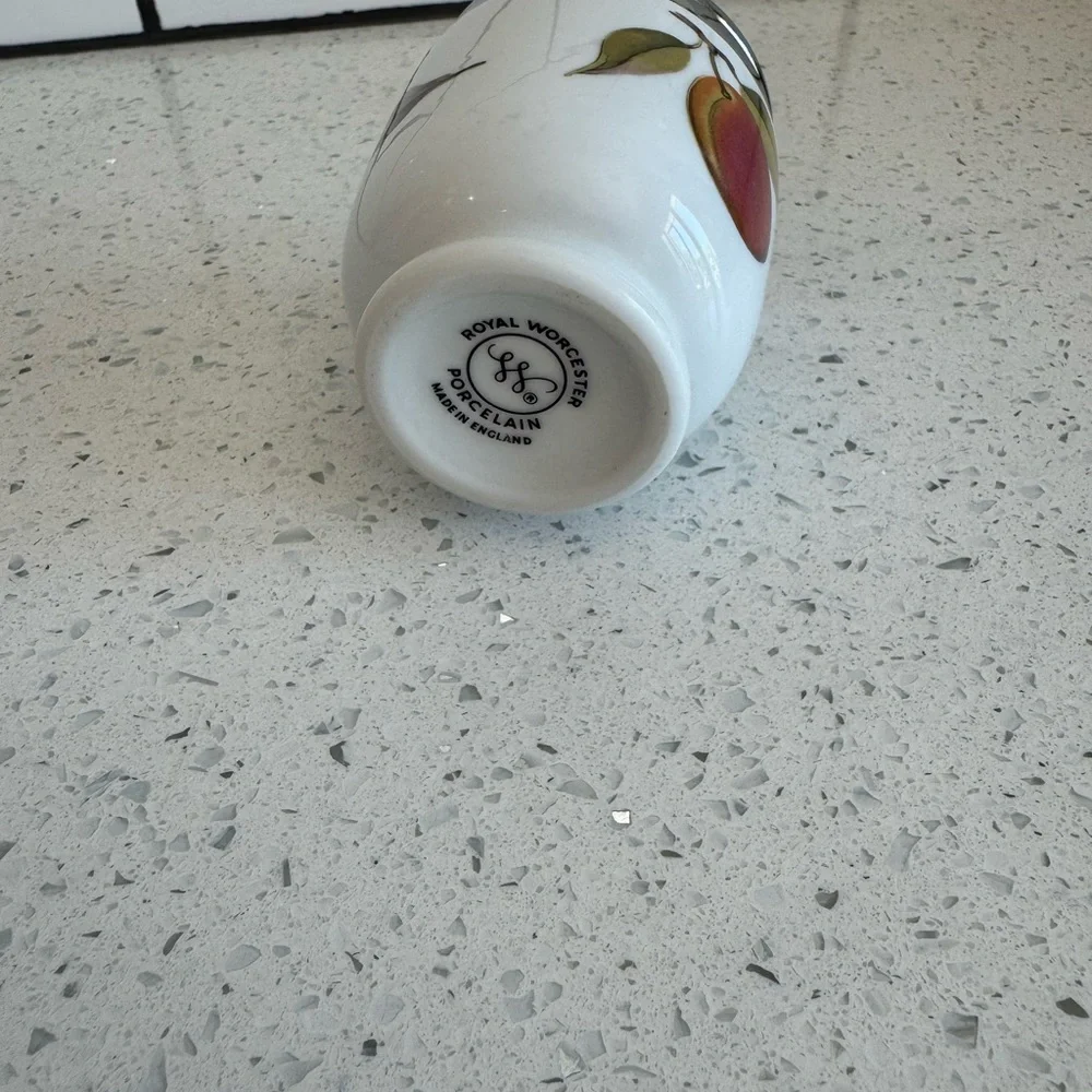 Royal Worcester King Size Egg Coddler with Fruit Motif